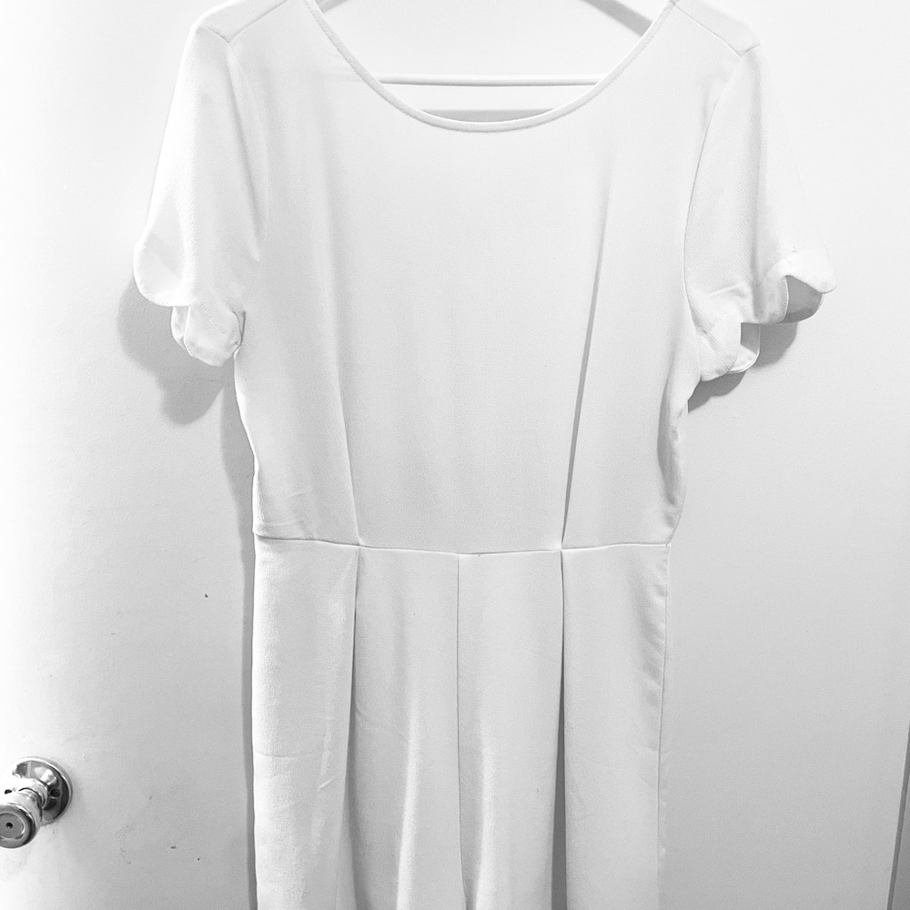 Monteau Cream Mini Dress